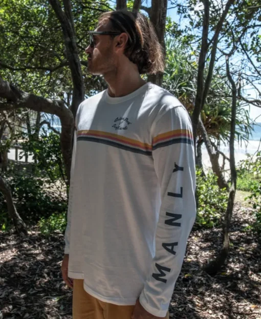Manly Cali Long Sleeve Tee | Off White