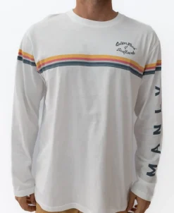 Manly Cali Long Sleeve Tee | Off White