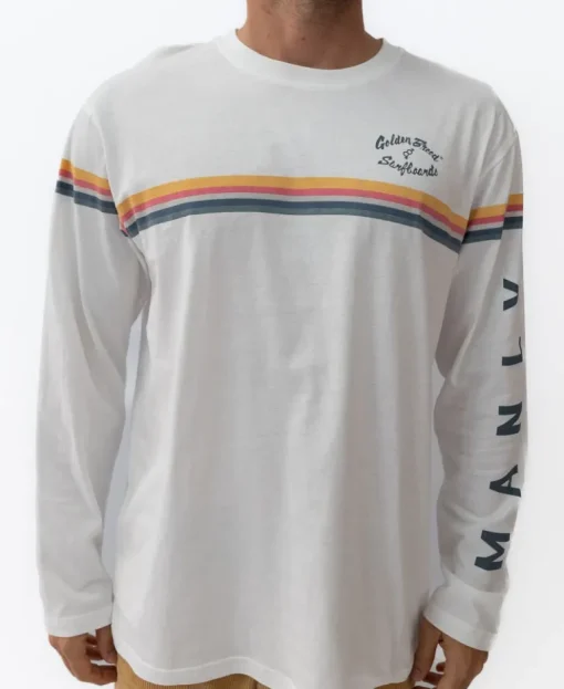 Manly Cali Long Sleeve Tee | Off White