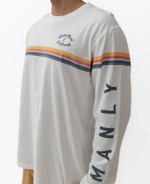 Manly Cali Long Sleeve Tee | Off White