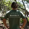 Manly Old School Tee | Khaki