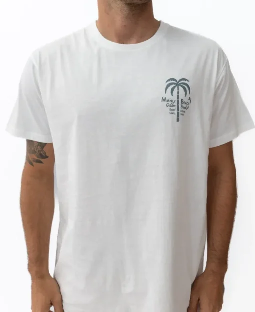 Manly Palm Loco Tee | Off White