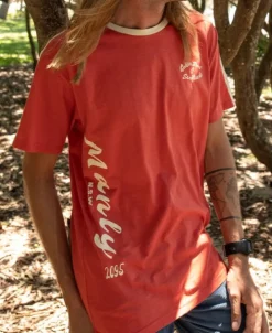 Manly Willis Tee | Wash Red