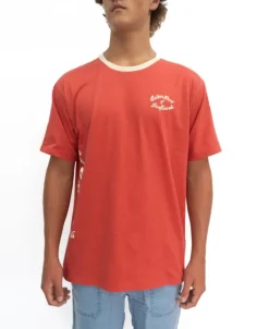 Manly Willis Tee | Wash Red
