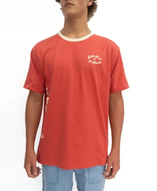 Manly Willis Tee | Wash Red