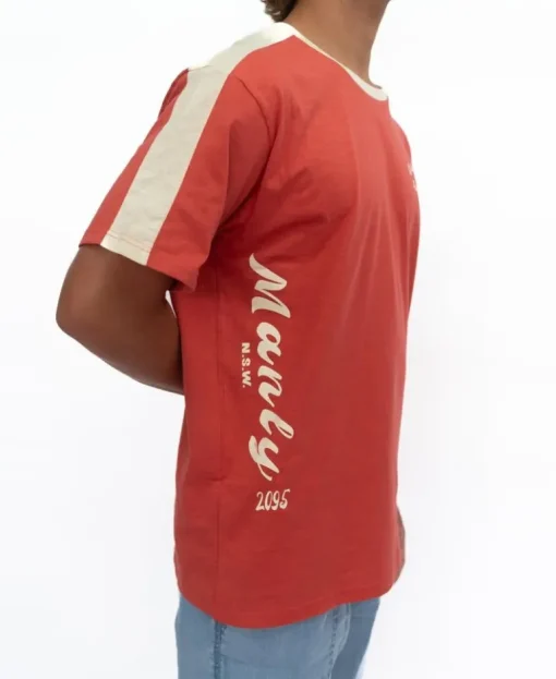 Manly Willis Tee | Wash Red