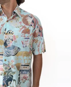 Maui Shirt | Turquoise