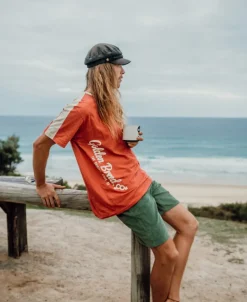 Mitch Tee | Wash Red