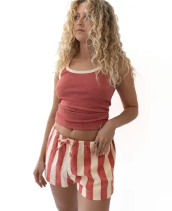 Molly Short | Wash Red/Beige