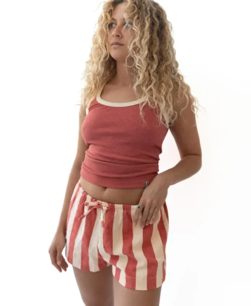 Molly Short | Wash Red/Beige