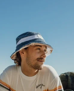 Nathan Terry Bucket Hat | Navy-White