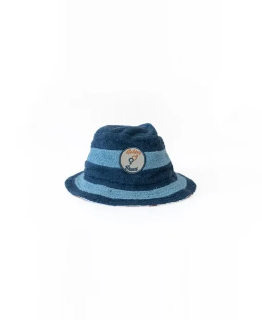 Nathan Terry Bucket Hat | Navy Azure Blue