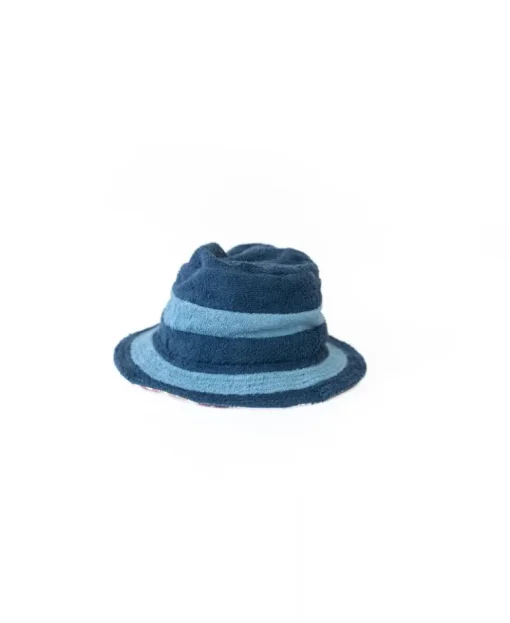 Nathan Terry Bucket Hat | Navy Azure Blue