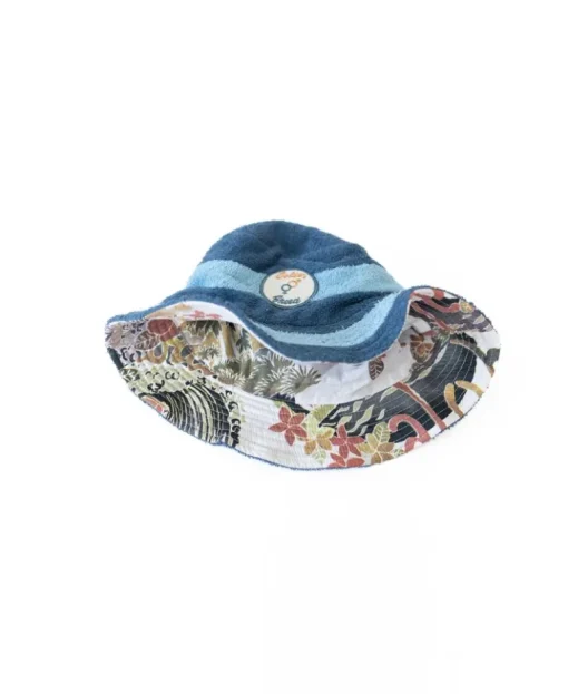 Nathan Terry Bucket Hat | Navy Azure Blue