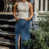 Nellie Maxi Skirt | Petrol