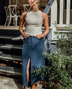 Nellie Maxi Skirt | Petrol