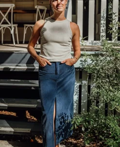 Nellie Maxi Skirt | Petrol