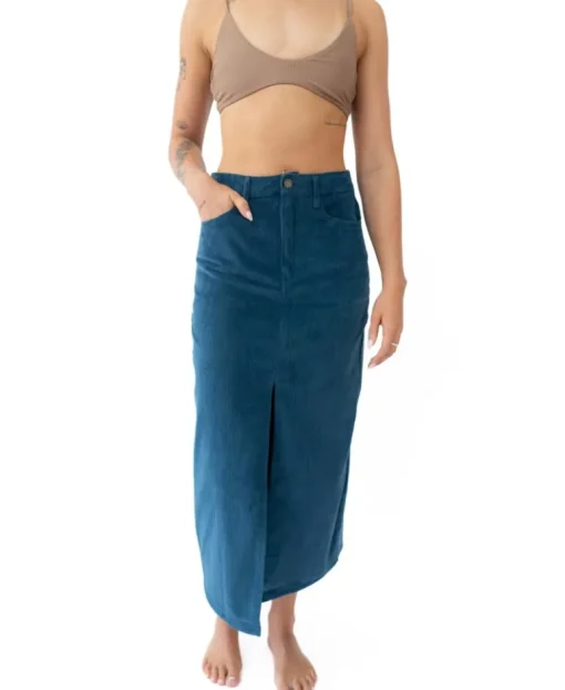 Nellie Maxi Skirt | Petrol