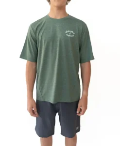 Nemo S/S Rash Shirt | Green Marle