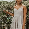 Nina Baby-doll Dress | Off White Stripe
