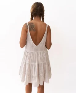Nina Baby-doll Dress | Off White Stripe