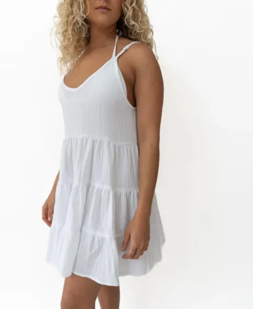 Nina Baby-doll Dress | White