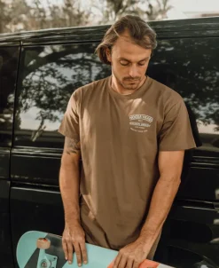 Noosa Boards Tee | Wash Brown