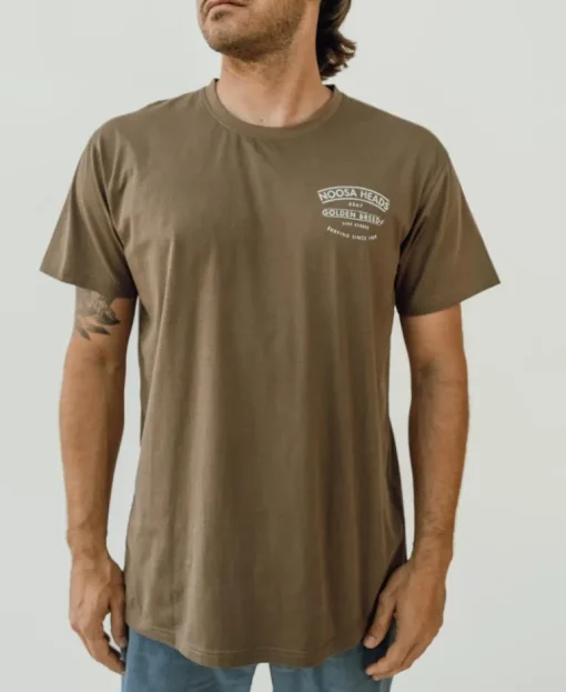 Noosa Boards Tee | Wash Brown