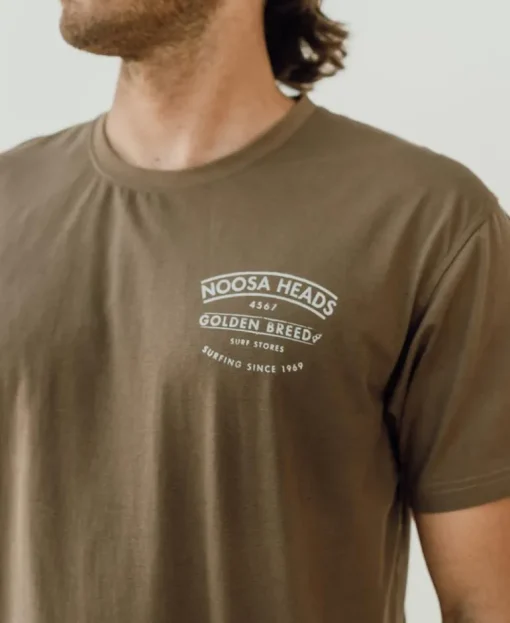 Noosa Boards Tee | Wash Brown