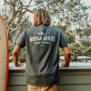 Noosa Easy Rider Tee | Wash Black