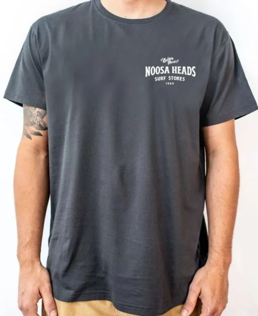 Noosa Easy Rider Tee | Wash Black