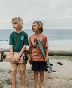 Noosa Palm Loco Kids Tee | Rose