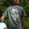 Noosa Palm Loco Tee | Khaki