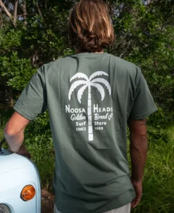 Noosa Palm Loco Tee | Khaki