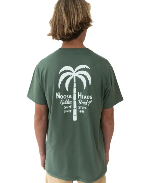 Noosa Palm Loco Tee | Khaki