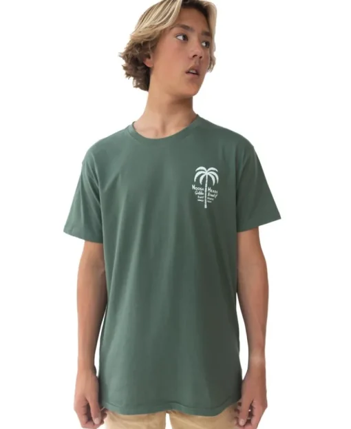 Noosa Palm Loco Tee | Khaki