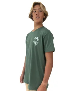 Noosa Palm Loco Tee | Khaki