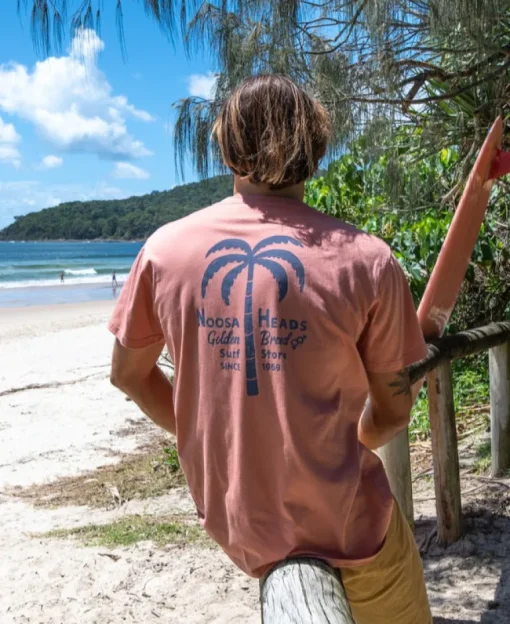 Noosa Palm Loco Tee | Rose