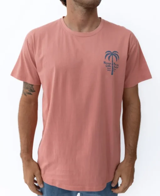 Noosa Palm Loco Tee | Rose