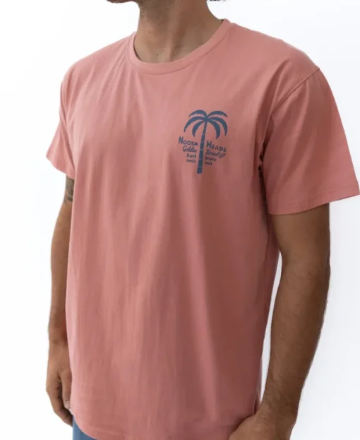 Noosa Palm Loco Tee | Rose