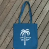 Palm Loco Tote Bag | Dark Denim