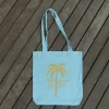 Palm Loco Tote Bag | Turquoise
