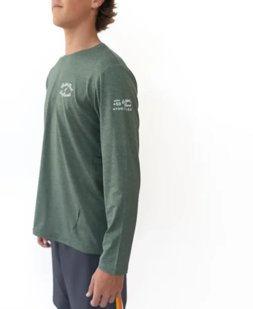 Pebbles L/S Rash Shirt | Green Marle
