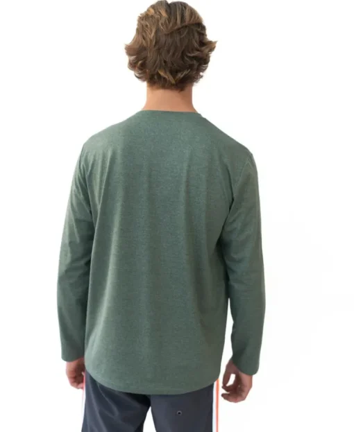 Pebbles L/S Rash Shirt | Green Marle