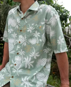 Pine-Palm Shirt | Sage