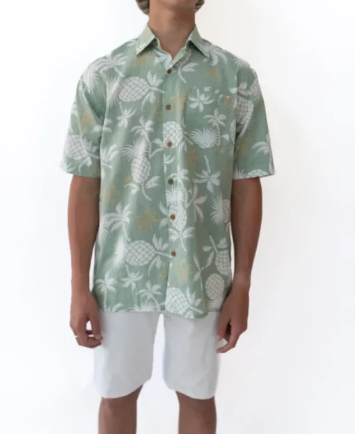 Pine-Palm Shirt | Sage