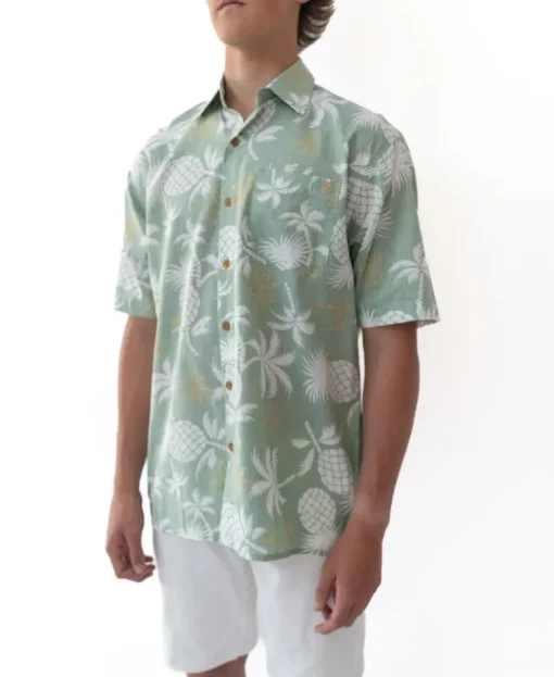 Pine-Palm Shirt | Sage