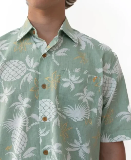 Pine-Palm Shirt | Sage