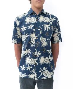Pine-Palm Shirt | Vintage Navy