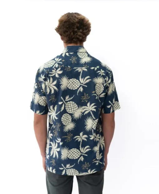Pine-Palm Shirt | Vintage Navy